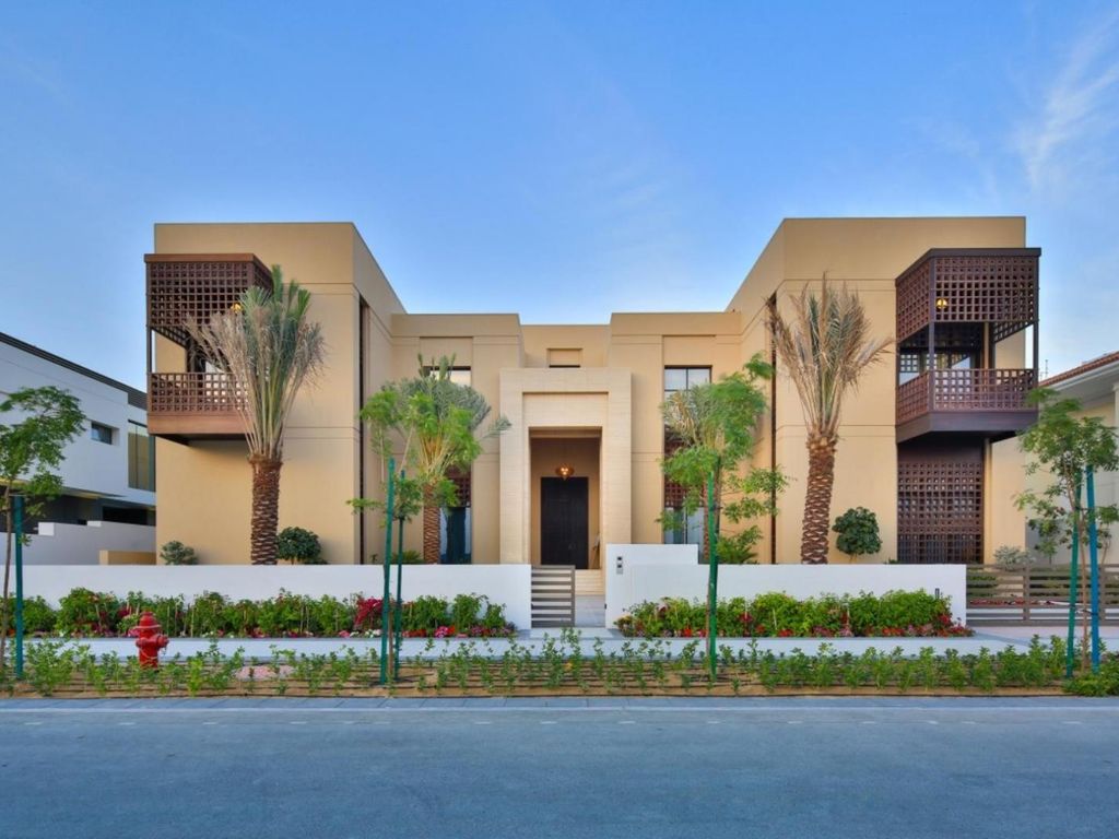 Front View Modern Arabic Mansion District One