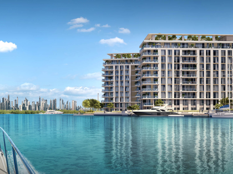 The Cove by Emaar creek view