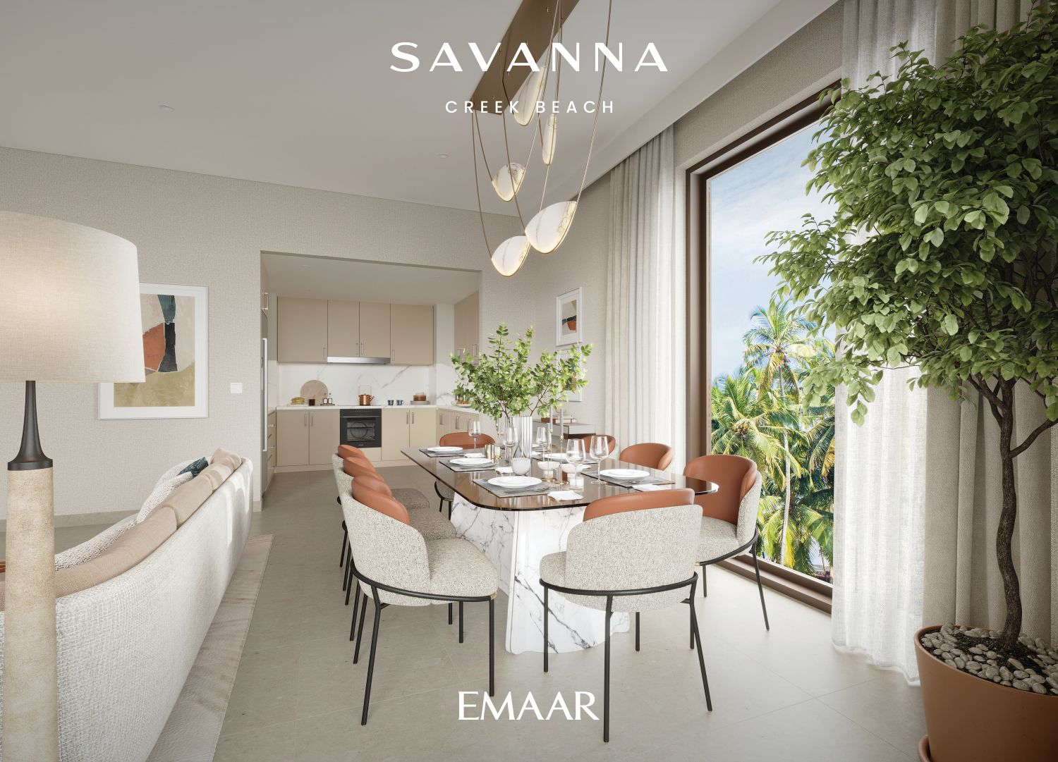 Savanna by Emaar living area
